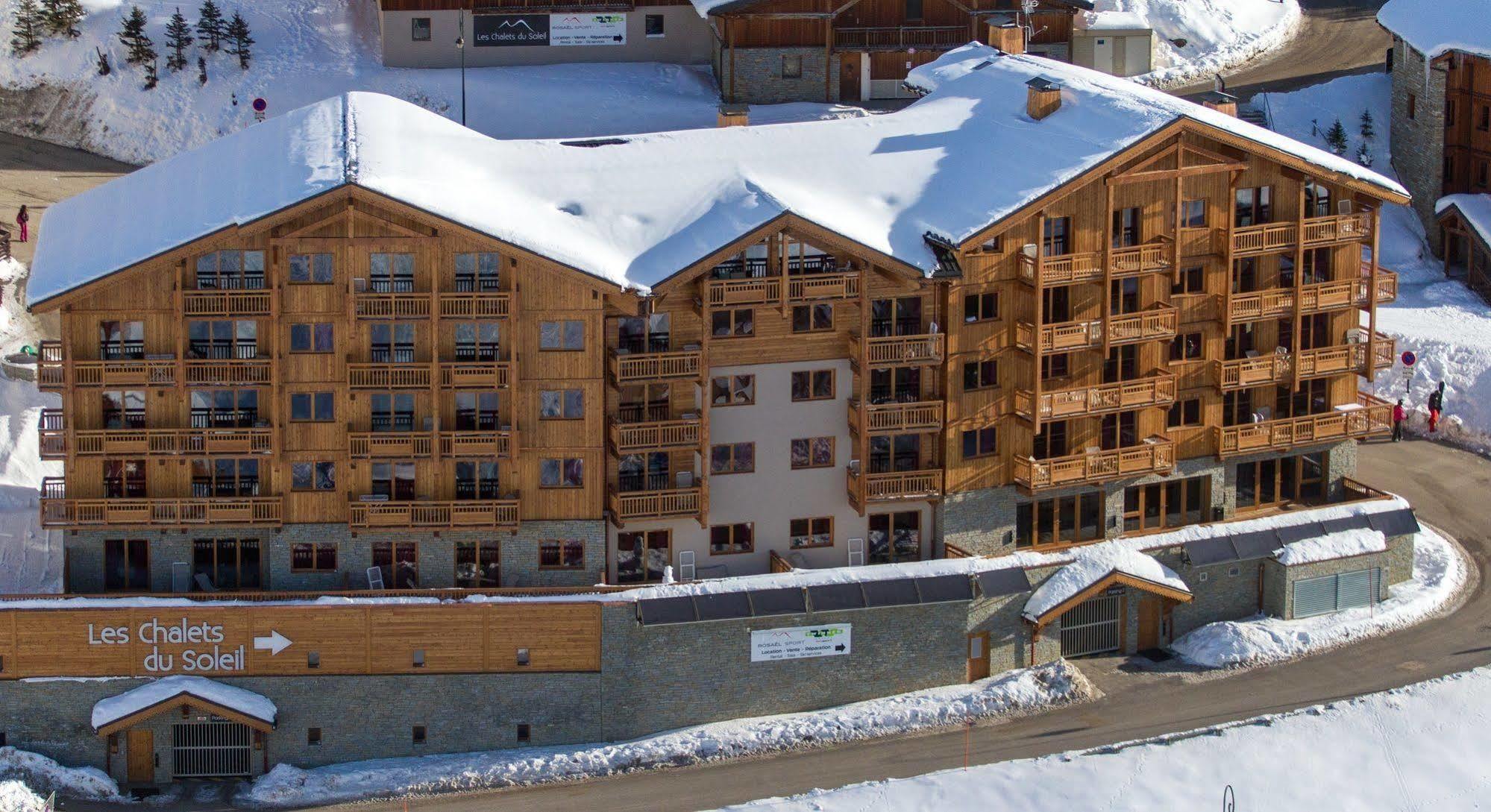 CGH Résidences&Spas les Chalets du Soleil Authentiques Saint-Martin-de-Belleville Esterno foto